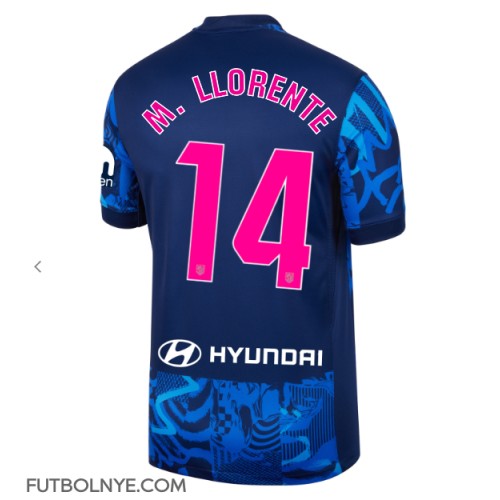 Camiseta Atletico Madrid Marcos Llorente #14 Tercera Equipación 2024-25 manga corta